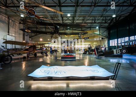 Royaume-uni, London-Hendon, RAF Museum London, l'usine de Grahame-White Galerie WW1-era aviation Banque D'Images