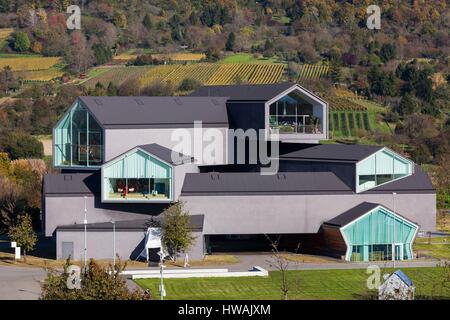 Allemagne, Baden-wurttemberg, Weil am Rhein, Vitra Design Architectural, Campus Vitra Haus, conçu par Herzog et de Meuron, 2010 Banque D'Images