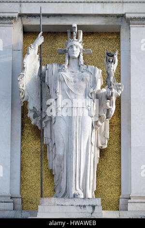 Tombe du Soldat inconnu, l'autel de la patrie, National Monument Vittorio Emanuele II, Piazza Venezia, Rome, Italie Banque D'Images