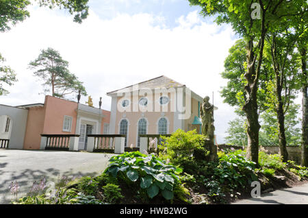 Portmeirion village italianisant, Gwynedd, Pays de Galles, Royaume-Uni. Banque D'Images