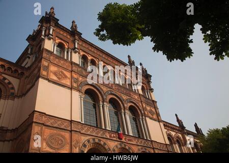 L'Italie, Lombardie, Milan, Giardini Pubblici park, Musée d'Histoire Naturelle Banque D'Images