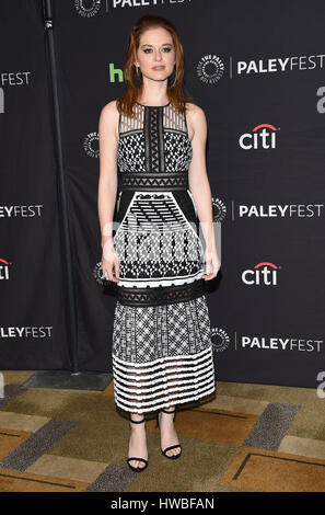 Hollywood, Californie, USA. Mar 19, 2017. Sarah Drew arrive pour le PaleyFest 2017 LA ''Gray's Anatomy'' au Kodak Theater. Credit : Lisa O'Connor/ZUMA/Alamy Fil Live News Banque D'Images