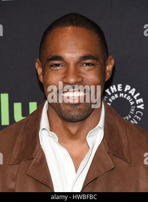 Hollywood, Californie, USA. Mar 19, 2017. Jason George arrive pour le PaleyFest 2017 LA ''Gray's Anatomy'' au Kodak Theater. Credit : Lisa O'Connor/ZUMA/Alamy Fil Live News Banque D'Images