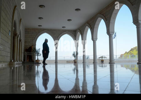 Israël, la Haute-galilée Cornes de Hittin nebi Shu'eib - jethro's tomb le principal site de pèlerinage pour les Druzes religion Banque D'Images