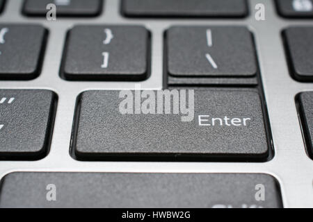 Clavier d'ordinateur portable moderne libre. Clavier numérique. Profondeur  de champ Photo Stock - Alamy