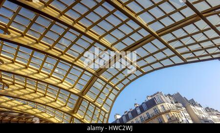 Canopée de quartier des Halles à Paris. France Banque D'Images
