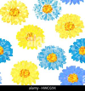 Fond transparent avec gerbera rose et pourpre. Vector EPS-10. Illustration de Vecteur