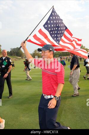 ANTHONY KIM 37ÈME RYDER CUP VALHALLA LOUISVILLE KENTUCKY USA 21 Septembre 2008 Banque D'Images