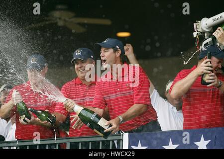 PAUL AZINGER & KENNY PERRY 37ÈME RYDER CUP VALHALLA LOUISVILLE KENTUCKY USA 21 Septembre 2008 Banque D'Images