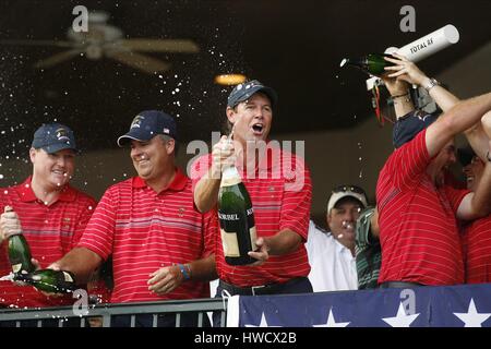 PAUL AZINGER & KENNY PERRY 37ÈME RYDER CUP VALHALLA LOUISVILLE KENTUCKY USA 21 Septembre 2008 Banque D'Images