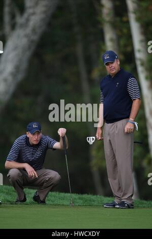 JIM FURYK ET KENNY PERRY USA LOUISVILLE KENTUCKY USA 20 Septembre 2008 Banque D'Images