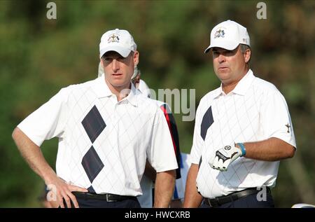 JIM FURYK ET KENNY PERRY USA LOUISVILLE KENTUCKY USA 21 Septembre 2008 Banque D'Images