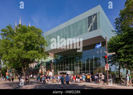 Canada, Québec, province de Québec, le Musée national des beaux arts du Québec, le nouveau pavillon Lassonde Pierre de la Grande Allée Banque D'Images