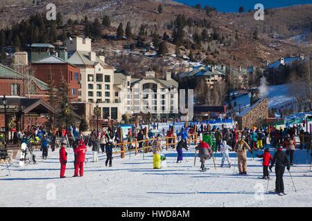 États-unis, Colorado, Beaver Creek, Beaver Creek Ski Resort Banque D'Images