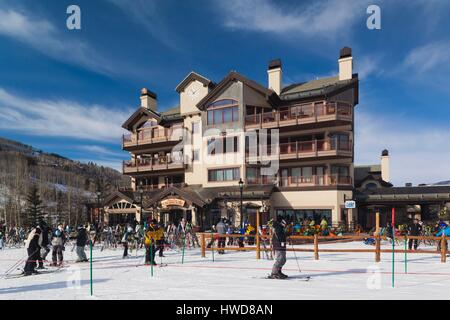 États-unis, Colorado, Beaver Creek, Beaver Creek Ski Resort Banque D'Images