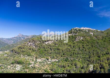 France, Alpes Maritimes, La Roquette sur Var Banque D'Images