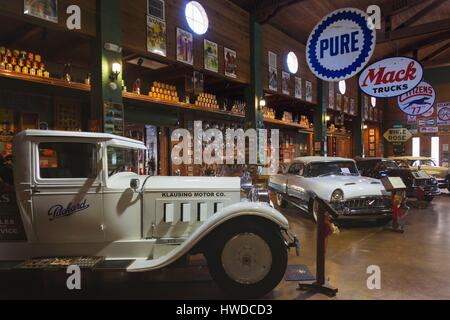 États-unis, Floride, Fort Lauderdale Antique Car Museum, spécialisé dans les automobiles Packard, de l'intérieur Banque D'Images