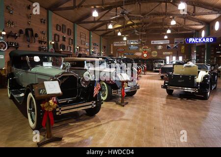 États-unis, Floride, Fort Lauderdale Antique Car Museum, spécialisé dans les automobiles Packard, de l'intérieur Banque D'Images