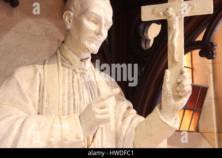 Dans la cathédrale de Saint Francis Xavier à Adélaïde (Australie). Banque D'Images