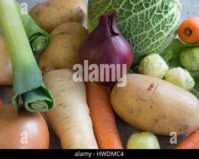 La sélection de légumes Banque D'Images