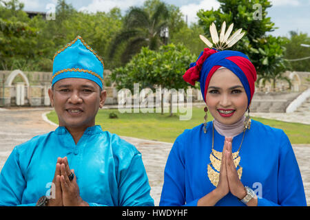 Bienvenue à la plage de Pulau Tinggi, Belitung, Indonésie Banque D'Images