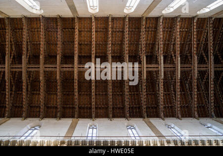 Plafond de la Basilique di Sanrta Croce, la principale église franciscaine à Florence, Italie Banque D'Images