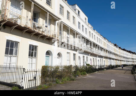 Royal York Crescent un bel exemple de l'architecture géorgienne dans la région de Clifton Bristol Banque D'Images