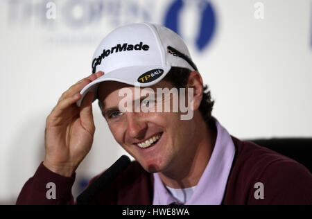 JUSTIN ROSE AU COURS DE LA CONFÉRENCE DE PRESSE OUVRIR BIRKDALE ROYAL BIRKDALE ROYAL 2008 SOUTHPORT ANGLETERRE 16 Juillet 2008 Banque D'Images