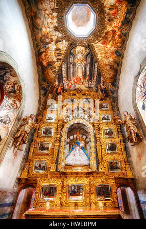 Décorées de façon complexe de l'aile Atotonilco Sanctuary près de San Miguel de Allende, Mexique. Banque D'Images