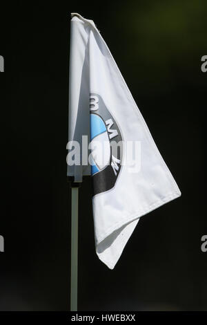 Drapeau BMW BMW BMW PGA Championship PGA Championship 2010 WENTWORTH CLUB SURREY ENGLAND 23 Mai 2010 Banque D'Images