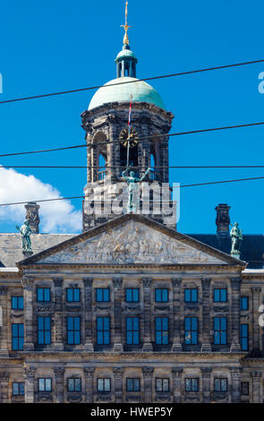 Le Palais Royal sur la place du Dam, à Amsterdam Banque D'Images