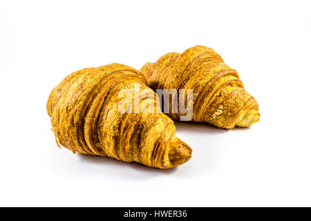 Croissant isolé sur fond blanc Banque D'Images