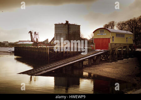 Station de sauvetage de la RNLI à Spittal Point, Berwick-upon-Tweed Banque D'Images