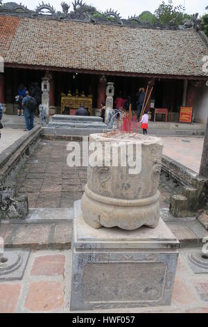 Temple de Đinh Tiên Hoàng à Hoa Lư, a été construit près du centre de l'ancienne capitale afin d'honneur Dinh Bo Linh, le premier empereur du Vietnam Banque D'Images