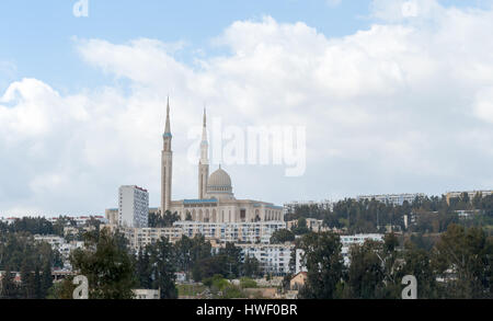 L'émir Abd-el-Kader mosquée est l'un des plus grands du monde.L'idée initiale a débuté en 1968 avec un rêve de construire Banque D'Images