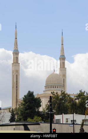 L'émir Abd-el-Kader mosquée est l'un des plus grands du monde.L'idée initiale a débuté en 1968 avec un rêve de construire Banque D'Images