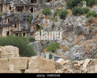 MYRA, ancienne ville grecque en Lycie, aujourd'hui ACTUEL DEMRE Antalya, Turquie PROVINCE Banque D'Images