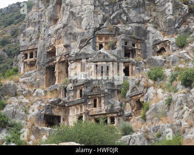 MYRA, ancienne ville grecque en Lycie, aujourd'hui ACTUEL DEMRE Antalya, Turquie PROVINCE Banque D'Images