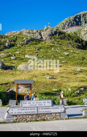 France, Savoie, Valmeinier, Croix de Fer alt : 2067m) Banque D'Images