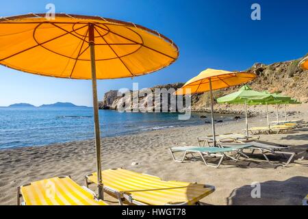 Grèce, Crete, baie de Messara, environs d''Agia Galini, Agios Pavlos beach Banque D'Images