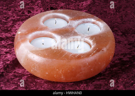 Lampe de Sel Salzkristall Lampe à l'intérieur, studio, intérieur, Lampe de Sel / Salzkristall Lampe / innen, Studio Banque D'Images