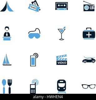 Billet d'icon set pour les sites web et l'interface utilisateur Illustration de Vecteur