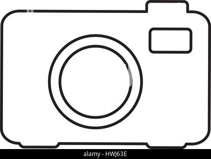 L'icône de l'appareil photo numérique Illustration de Vecteur