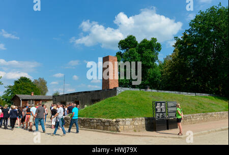 Gaskammer Stammlager, I, Konzentrationslager Auschwitz-Birkenau,, Auschwitz, Polen Banque D'Images