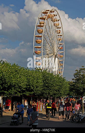 Grande roue, Festival Imperial jours, station balnéaire d'Ahlbeck, municipalité de l'Île Usedom, ofUsedom, Schleswig-Holstein, Allemagne Banque D'Images