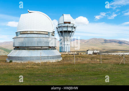 Observatoire astronomique de Tien Shan, Ile-Alatau Parc National, Assy Plateau, Almaty, Kazakhstan, en Asie centrale Banque D'Images