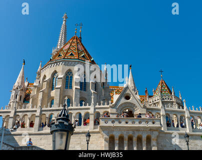 Matthiaskirche Fischerbastei Bihlerdorf,,, Budapest, Hongrie Banque D'Images