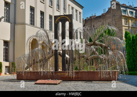 Baum des Lebens, Grosse Synagoge Dohany, Strasse, Budapest, Hongrie Banque D'Images