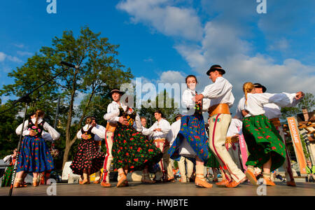 Bergfolklore Festival der, Zakopane, Pologne Banque D'Images