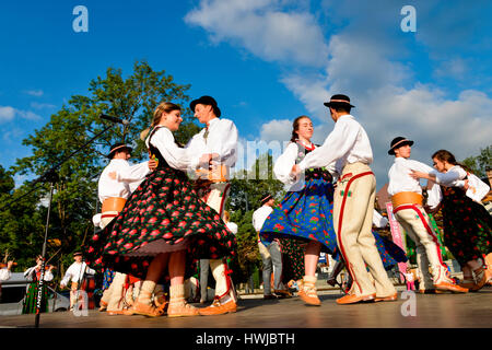 Bergfolklore Festival der, Zakopane, Pologne Banque D'Images